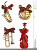 Free Christmas Instrument Clipart Image