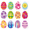 Easter Egg Shape Clipart Image