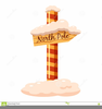North Pole Sign Clipart Free Image