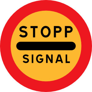 Stopp Signal Sign Clip Art