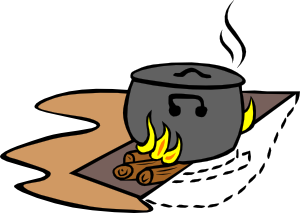 Campfires And Cooking Cranes 13 Clip Art