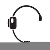 Person With Headset Clipart Image