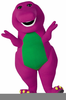 Clipart Of Barney The Purple Dinosaur Image