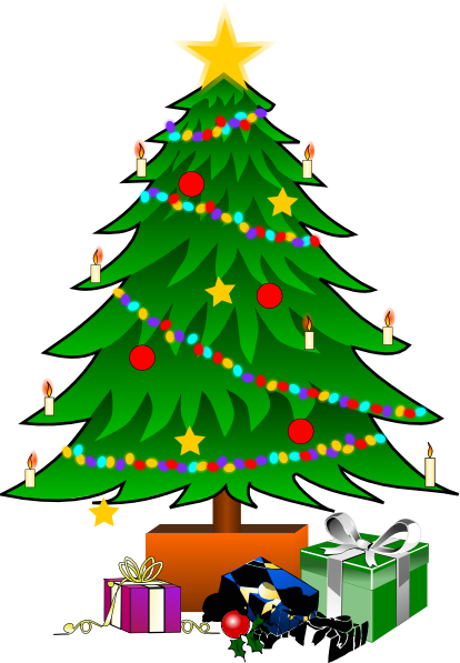 Christmas Tree Clip Art at Clker.com - vector clip art online, royalty