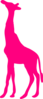 Girraffe Pink Pinker Clip Art