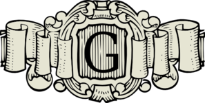 G Monogram Clip Art