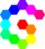 60 Hexagon Spiral Clip Art at Clker.com - vector clip art online ...