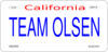 California License Plate Clip Art
