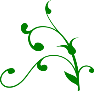 Green Twisted Vine Clip Art