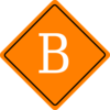 Orange Construction Sign Clip Art