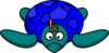 Neptune Turtle Clip Art