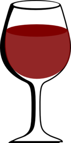 Glass Of Red Wine Clip Art