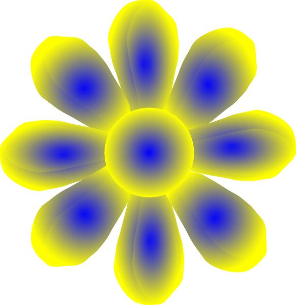 Flower Yellow Clip Art at Clker.com - vector clip art online, royalty
