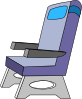 Airplane Seat Clip Art