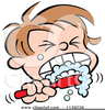 Free Clipart Of Children Brushing Their Teeth Image