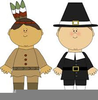 Pilgrim And Indian Clipart Image