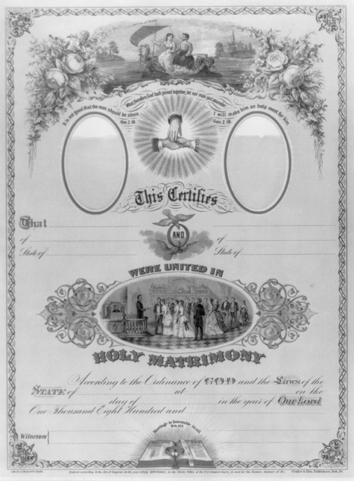 [untitled--marriage Certificate] | Free Images at Clker.com - vector