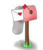 Valentine Mailbox Clipart Image