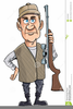 Shotgun Hunter Clipart Image