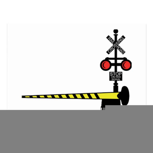 Railroad Sign Clipart Image