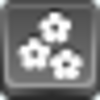 Free Grey Button Icons Flowers Image
