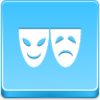 Free Blue Button Icons Theater Symbol Image