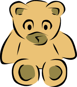Stylized Teddy Bear Clip Art
