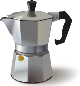 Italian Coffee Maker Clip Art