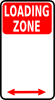Loading Zone Sign Clip Art