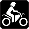 Map Symbol Motorbike Clip Art