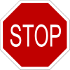 Stop Sign 1 Clip Art