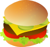 Cheese Burger Clip Art