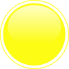 Glossy Yellow Icon Button Clip Art