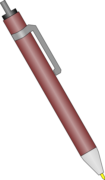 Red Pen Clip Art  at Clker com vector clip art  online 
