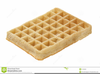 Belgian Waffle Clipart Image