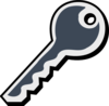 Key #3d4856 Clip Art