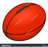 Aussie Rules Football Clipart Image