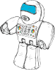 Robot Calculator Clip Art