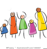 Free Cartoon Clipart Of Families Image