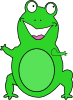 Happy Frog Clip Art