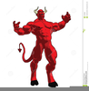 Angry Devil Clipart Image