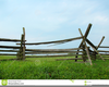 Split Rail Fence Clipart Image