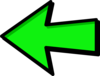 Green Arrow Left Clip Art