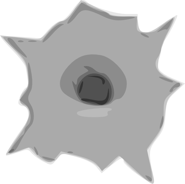 Bullet Hole Clip Art at Clker.com - vector clip art online, royalty