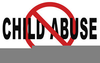 Blue Ribbon Child Abuse Clipart Image