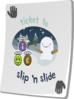 Paradise Ticket Slip N Slide Clip Art