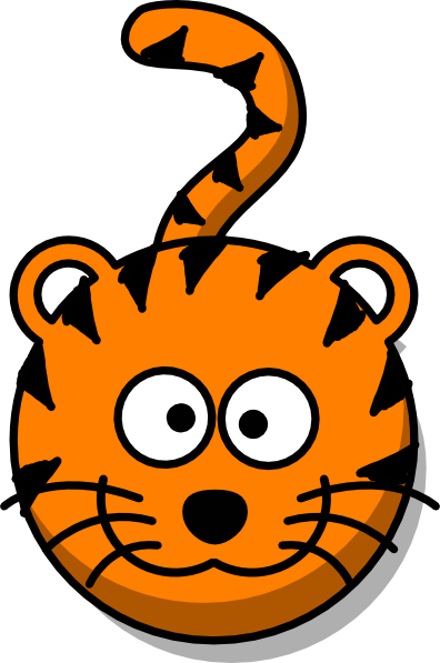 Tiger Head No Body Clip Art at Clker.com - vector clip art online