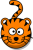 Tiger Head No Body Clip Art