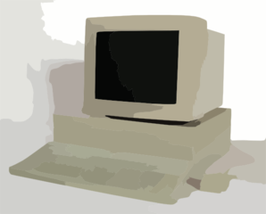 Macintosh Two Vector Clip Art