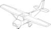 White Body Plane 2 Clip Art